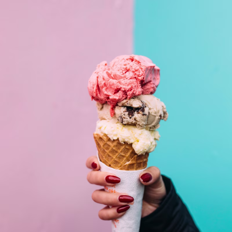 Fresh soft serve from the Champion truck
